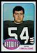 1976 Topps Tom DeLeone football card