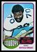1976 Topps Rayfield Wright football card