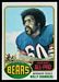 1976 Topps Wally Chambers football card