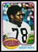 1976 Topps Dwight White football card