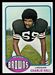 1976 Topps Charlie Hall football card