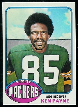 Ken Payne 1976 Topps rookie football card