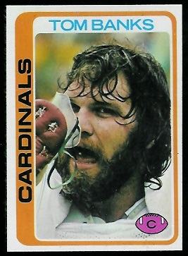 Tom Banks 1978 Topps football card