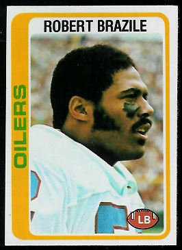 Robert Brazile 1978 Topps football card