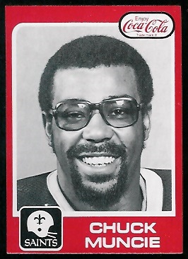 Chuck Muncie 1979 Coke Saints football card