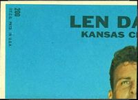 back of 1968 Topps Ernie Wright football card