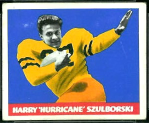 1948 Leaf Harry Szulborski football card