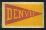 Back of 1950 Topps Felt Back Andy Pavich football card