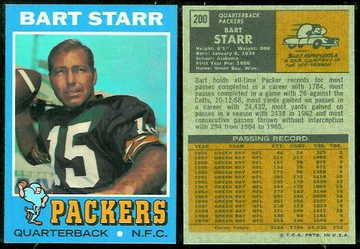 Auction Prices Realized Football Cards 1972 Topps Paul Warfield
