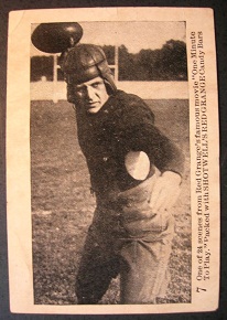 1926 Shotwell Red Grange football card