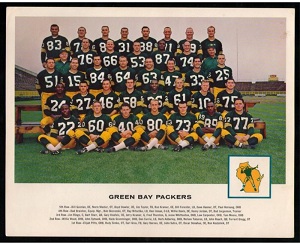 1962 Tang Green Bay Packers team photo
