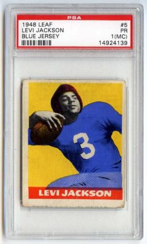 Levi Jackson 1948 Leaf football card