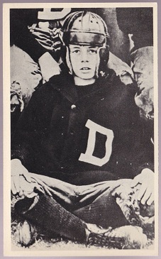 John F. Kennedy 1960s exhibit football card