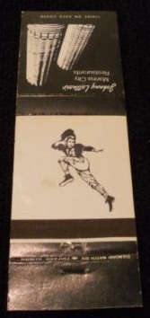 Matchbook for John Lattner's Marina City Restaurants