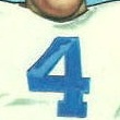 Football Jersey Number 4