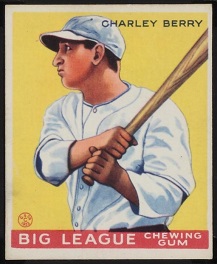 Charlie Berry 1933 Goudey baseball card