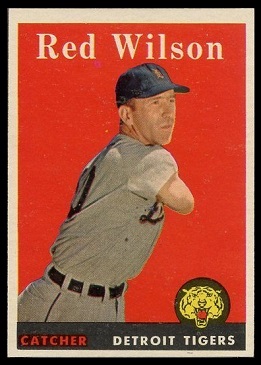 Red Wilson 1958 Topps baseball card