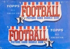 1955 Topps All-American 1 cent football card wrapper