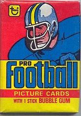 1978 Topps football card wrapper