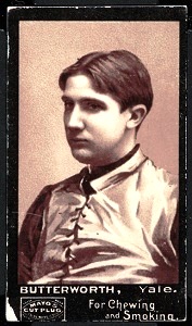 Frank Butterworth 1894 Mayo Cut Plug football card