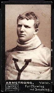 Richard Armstrong 1894 Mayo Cut Plug football card