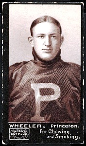 Arthur Wheeler 1894 Mayo Cut Plug football card