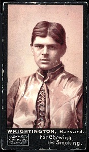 Edgar Wrightington 1894 Mayo Cut Plug football card