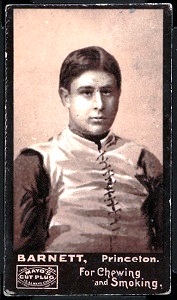 H.W. Barnett 1894 Mayo Cut Plug football card