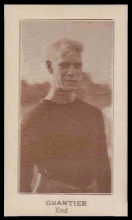 Charles Grantier 1924 Lafayette football card