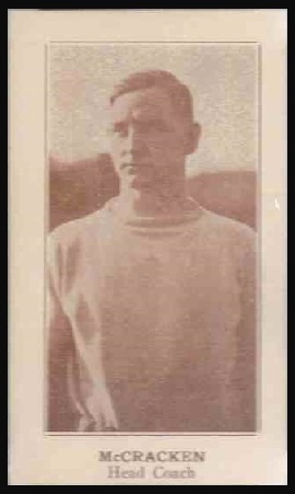 Herb McCracken 1924 Lafayette football card