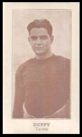 Robert Duffy 1924 Lafayette football card