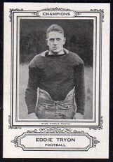 Eddie Tryon 1926 Spalding Champions football card