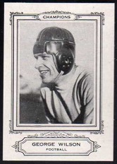 George Wilson 1926 Spalding Champions football card