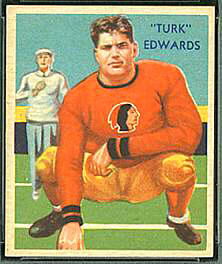 Turk Edwards 1935 National Chicle football card