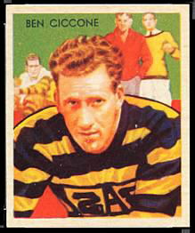 Ben Ciccone 1935 National Chicle football card