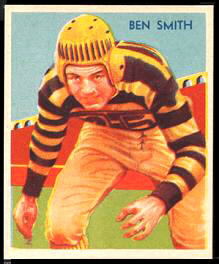 Ben Smith 1935 National Chicle football card