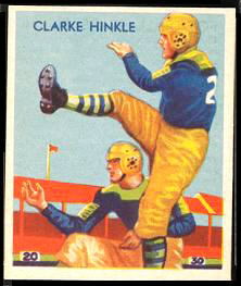 Clarke Hinkle 1935 National Chicle football card
