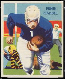 Ernie Caddel 1935 National Chicle football card