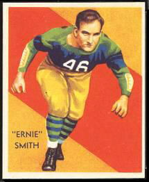 Ernie Smith 1935 National Chicle football card