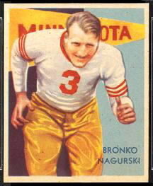 1935 National Chicle #34: Bronko Nagurski