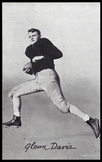 Glenn Davis 1948-52 Exhibit football card Glenn Davis 1948-52 Exhibit football card
