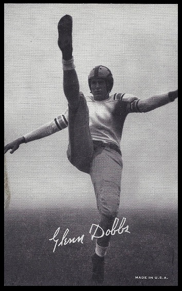 Glenn Dobbs 1948-52 Exhibit football card