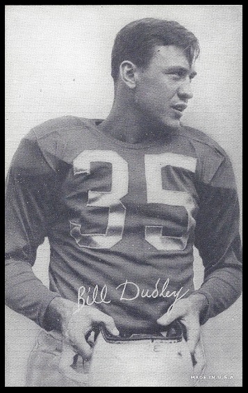 Bill Dudley 1948-52 Exhibit football card