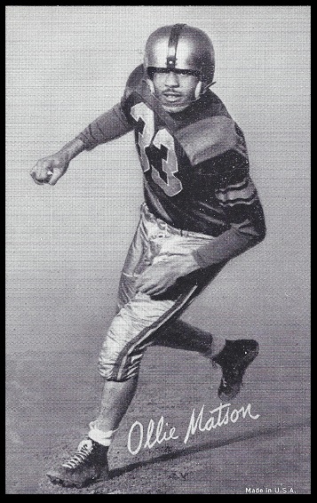 Ollie Matson 1948-52 Exhibit football card