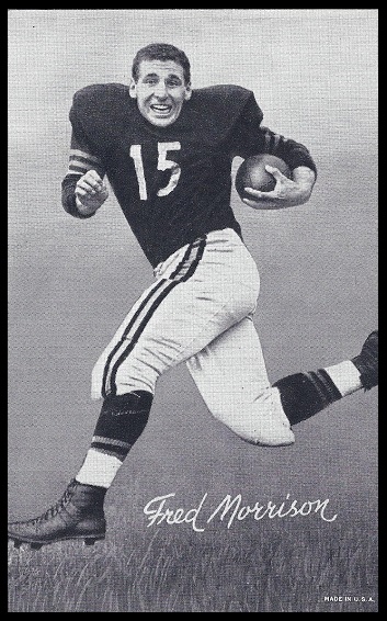 Fred Morrison 1948-52 Exhibit football card