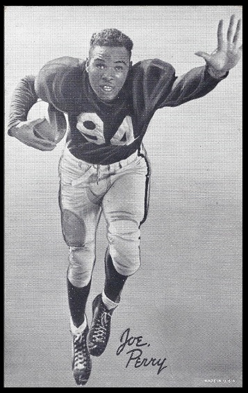 Joe Perry 1948-52 Exhibit football card