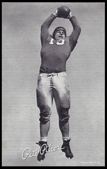 Pete Pihos 1948-52 Exhibit football card