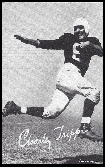 Charley Trippi 1948-52 Exhibit football card