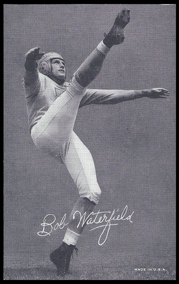 Bob Waterfield 1948-52 Exhibit football card