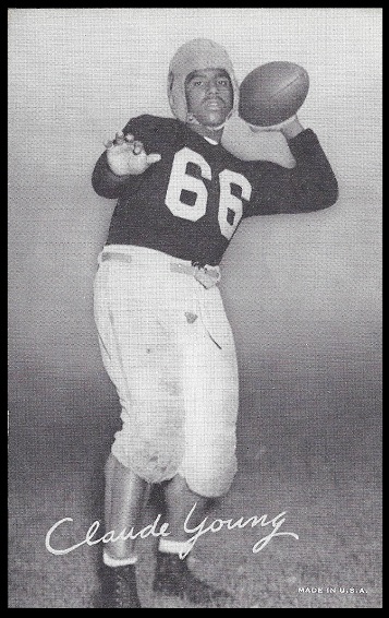 Buddy Young 1948-52 Exhibit football card